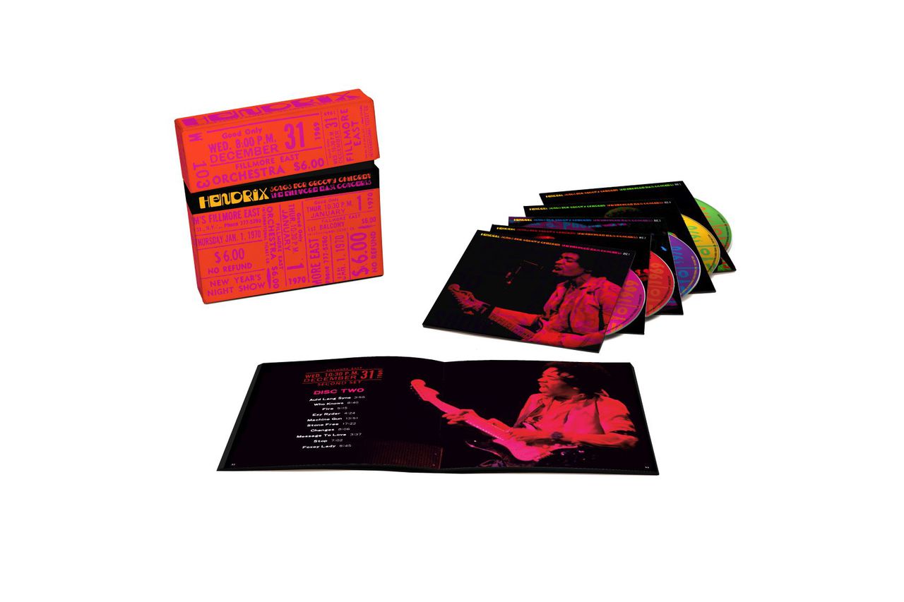Jimi Hendrix Songs For Groovy Children The Fillmore East Concerts BOXSET